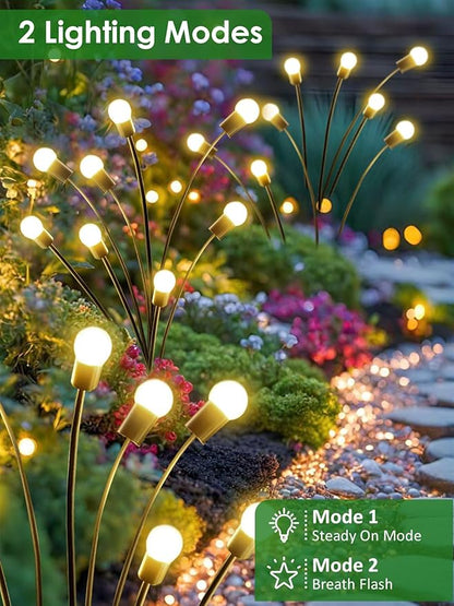 2026 Upgraded Solar Lights Outdoor, 10 Pack Solar Garden Lights - Image 5