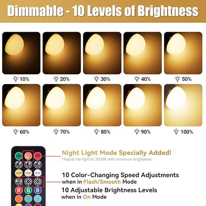 Yochoice Rechargeable Battery Operated Light Bulb - Image 3