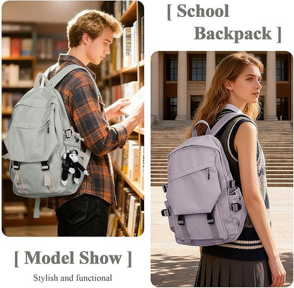 coowoz Lightweight School Backpack College Laptop Backpack - Image 2
