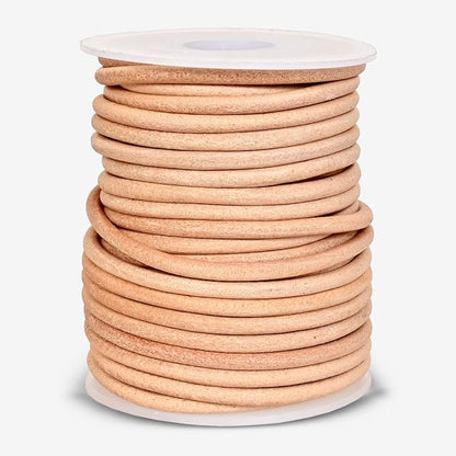 GENIQUE Real/Genuine Round Leather String Cord - Image 2