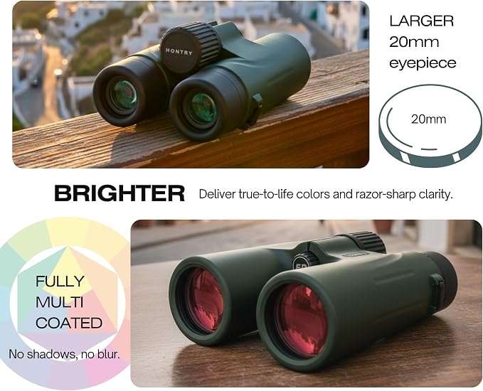 Hontry 8x42 Binoculars with IPX6 Waterproof Protection - Image 7