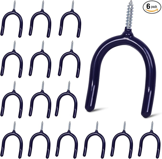 16 Pack Garage Storage System Steel U Hooks by LianRippleLian