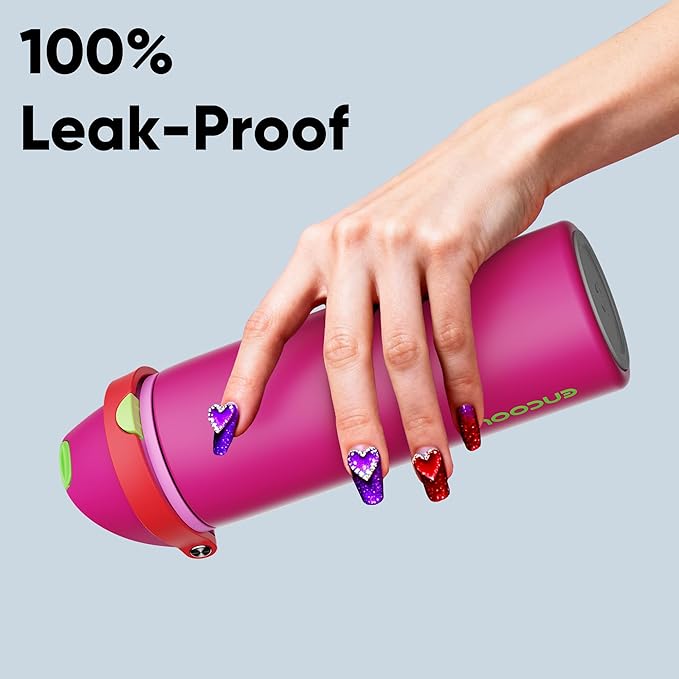 Insulated Water Bottle with Straw - Image 6