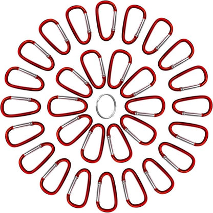 30PCS Aluminum Carabiner Clips - Image 5