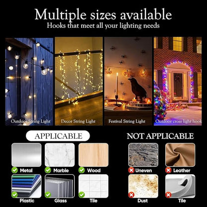 Hooks for Outdoor String Lights Clips: Heavy Duty Cable Clips - Image 7