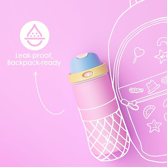 18 oz Insulated Water Bottle for Kids: Meoky Metal Water Bottle - Image 5