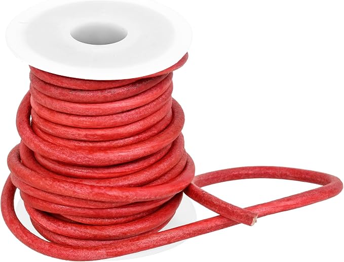 GENIQUE Real/Genuine Round Leather String Cord - Image 4