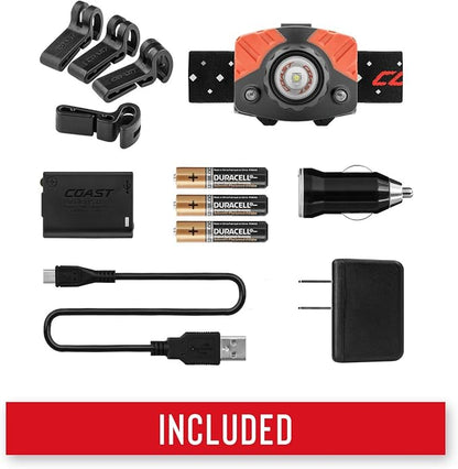 Coast - 20617 FL75R Rechargeable 530 Lumen Dual Color Focusing LED Headlamp - Image 8