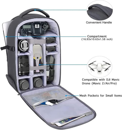 MOSISO Camera Backpack, DSLR/SLR/Mirrorless Photography Camera Bag 15-16 inch - Image 2