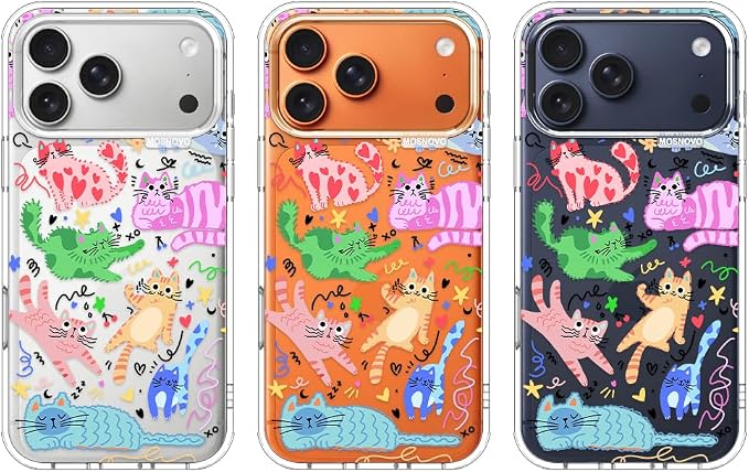 MOSNOVO for iPhone 17 Pro Max Case, Shockproof Military-Grade Protection 6.6ft - Image 3