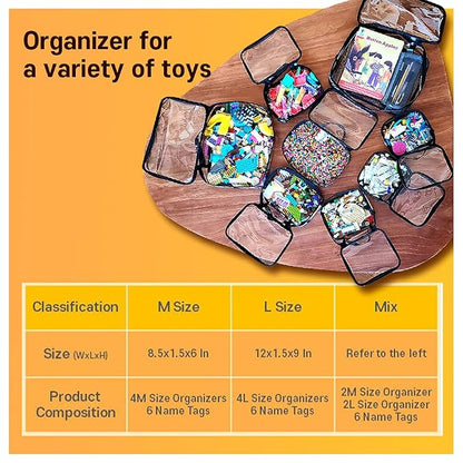 holay 4 Packs PVC Toy Storage Organizer - Image 7