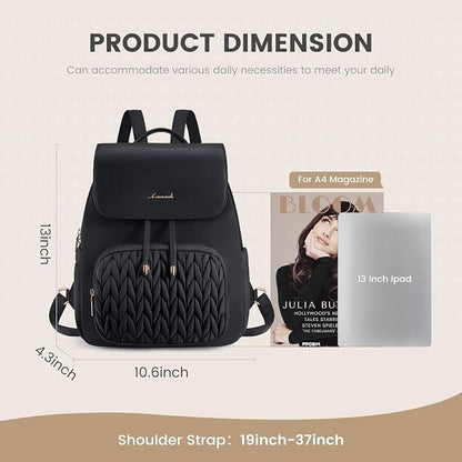 LOVEVOOK Mini Backpack for Women, Small Backpack Purse for Travel Work Cute - Image 4