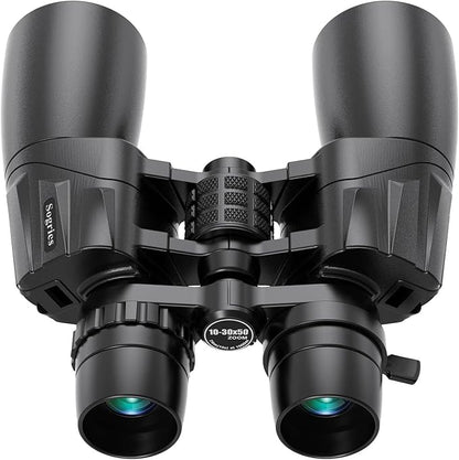 10-30x50 Zoom Binoculars for Adults, High Powered Military Binoculars for Bird by Sogries