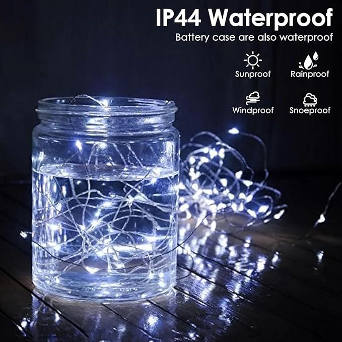 2-Pack Fairy Lights Battery Operated - Image 3