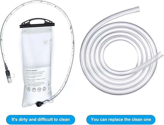 Pangda 3 Pcs Hydraulics Reservoir Hose Replacement Hydration Non Kinking Drink - Image 5