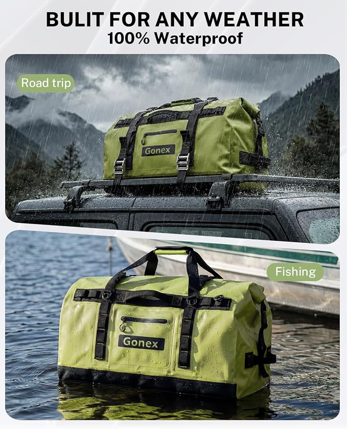 Gonex Waterproof Duffel Bag, 150L Heavy Duty Dry Duffle Bag - Image 3