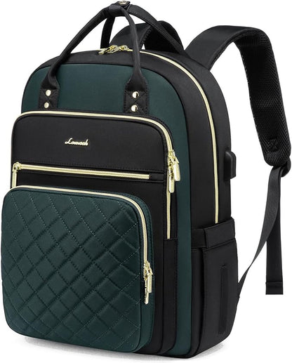 LOVEVOOK Laptop Backpack Purse for Women, 15.6" Laptop Bag for Travel by LOVEVOOK