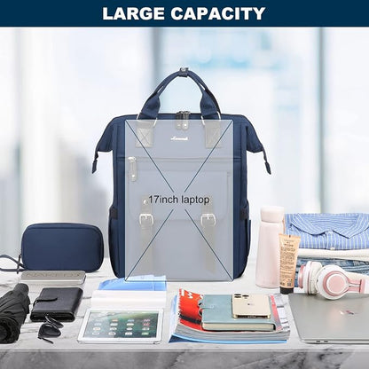 LOVEVOOK Laptop Backpack for Women Work Travel Commuter Backpack Business - Image 3