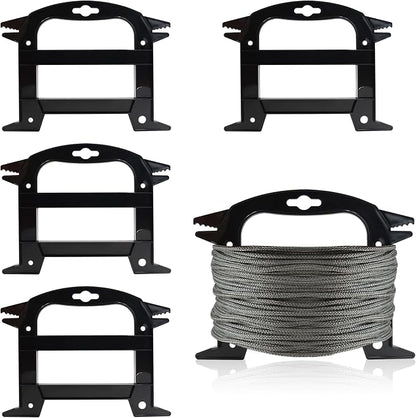 Cord Winder Organizer Plastic Rope Winder 6 Inch Paracord Spool Cord Storage by ORNAROVI