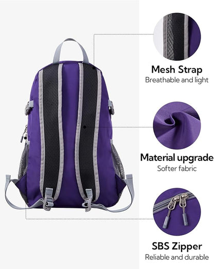 WATERFLY Small Lightweight Packable Backpack: 20l Ultra Light Foldable Travel - Image 4