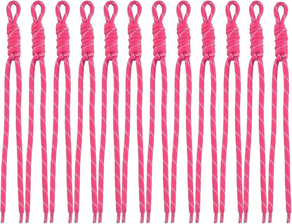 Paracord Keychain Paracord Bag Charm 12pcs Braided Nylon Rope Keychain Cord by Cmidy