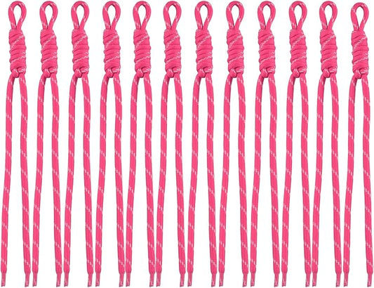 Paracord Keychain Paracord Bag Charm 12pcs Braided Nylon Rope Keychain Cord by Cmidy