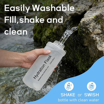700ml Soft Flask Water Bottle, Collapsible Water Bottle - Image 4
