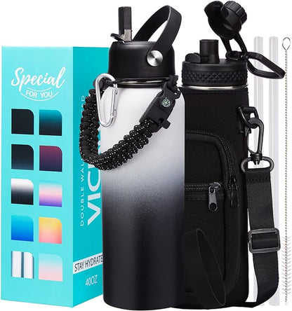 Insulated Water Bottle 40OZ by VICKNIY