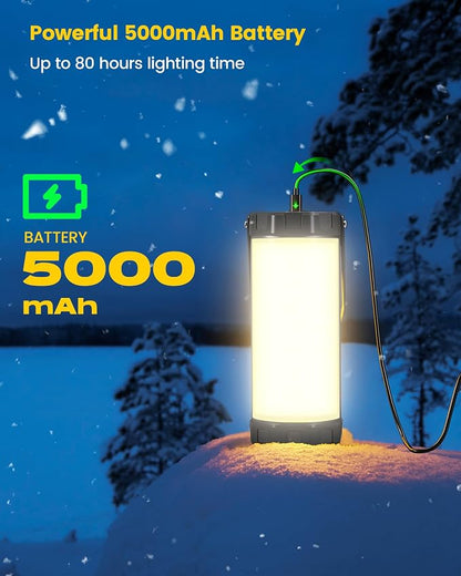 Glocusent 106 LED Camping Lights, 5000mAh Camping Lantern Rechargeable - Image 4