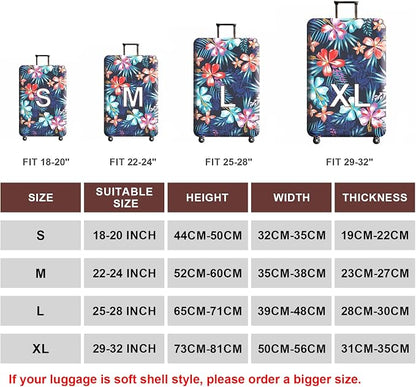 WUJIAONIAO Travel Luggage Cover Baggage Suitcase Cover Protector Skins 18-32 - Image 6