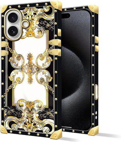 for iPhone 17 Case Luxury Golden Decoration - Image 2