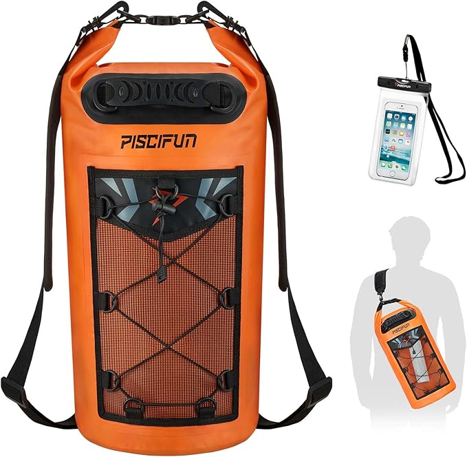 Piscifun Dry Bag, Waterproof Floating Backpack 10L/20L/30L/40L by Piscifun