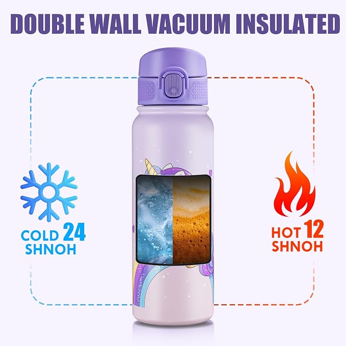 OLDLEY 20 Oz Insulated Stainless Steel Water Bottle - Image 6
