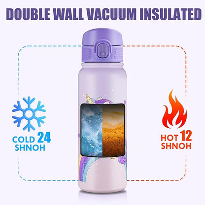 OLDLEY 20 Oz Insulated Stainless Steel Water Bottle - Image 6