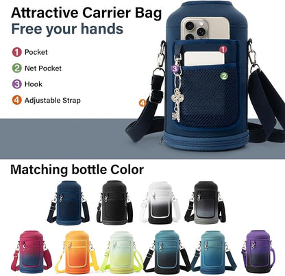 DYSANKY 1 Gallon Water Bottle Insulated | Thickened Stainless Steel Vacuum - Image 6
