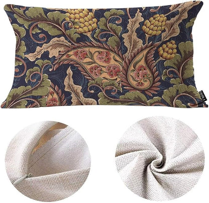 EKOBLA Paisley Floral Pattern Throw Pillow Case Cushion Cover Flowers Plant - Image 6