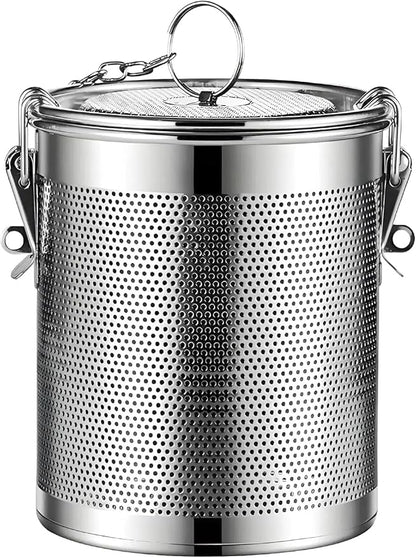 Stainless steel cylindrical seasoning filter, Mesh Design Tea Ball Strainer by BANGPEIWQT