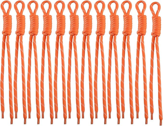 Paracord Keychain Paracord Bag Charm 12pcs Braided Nylon Rope Keychain Cord by Cmidy