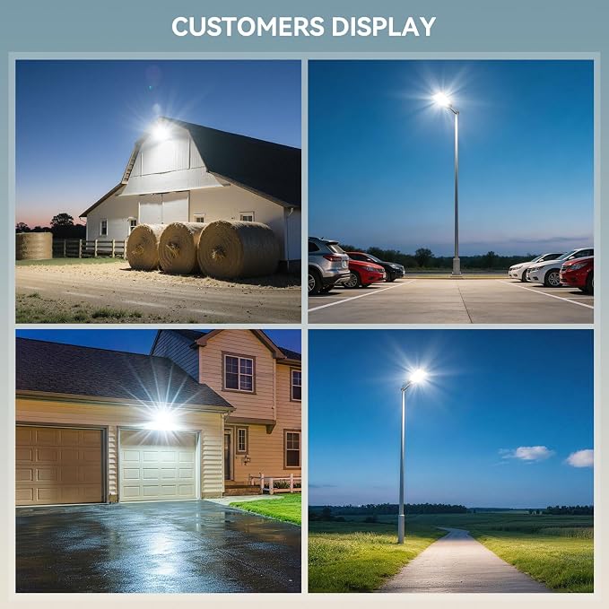 VOOJOY 8000W Solar Street Lights Outdoor Waterproof, Dusk to Dawn Solar Lights - Image 8