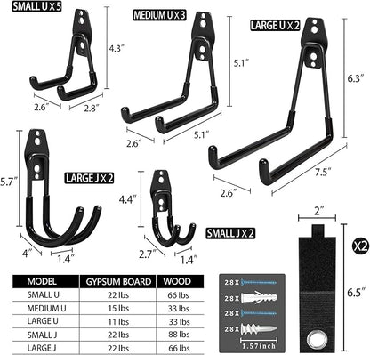 KOFANI Steel Garage Storage Hooks - Image 2