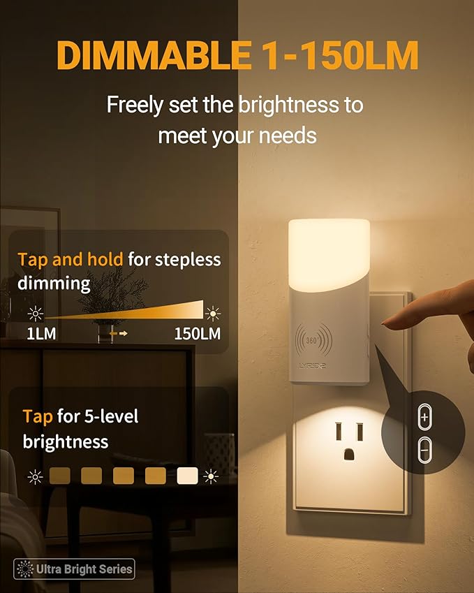 Lyridz LED Plug-in Night Light - Image 3