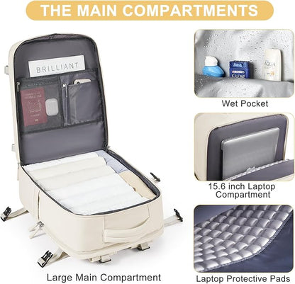 coofay Large Travel Backpack Carry on Flight Approved Mochila De Viaje Personal - Image 5
