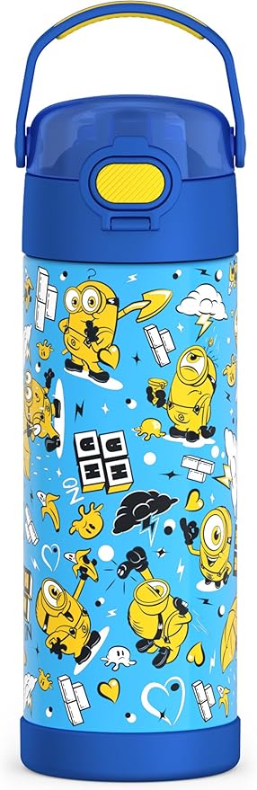 THERMOS FUNTAINER 16 Ounce Stainless Steel Vacuum Insulated Bottle by Thermos