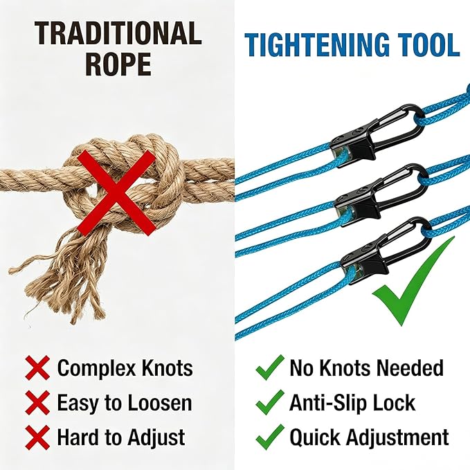 Rope Tightening Tool & Tensioner:6 Pack Rope - Image 3