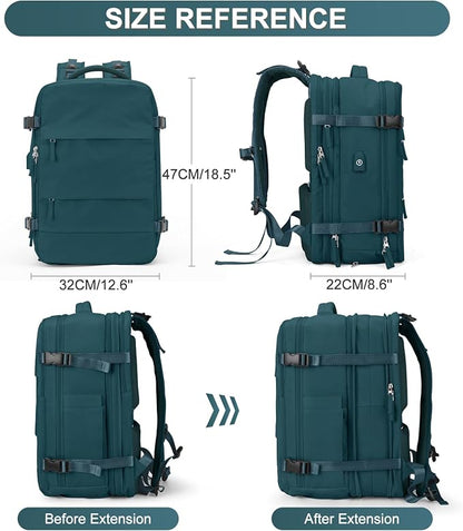 coofay Extra Large Backpack For Traveling On Airplane Carry On Backpack Flight - Image 4