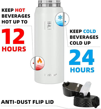 Fanhaw 24 oz Insulated Stainless Steel Water Bottle - Image 3