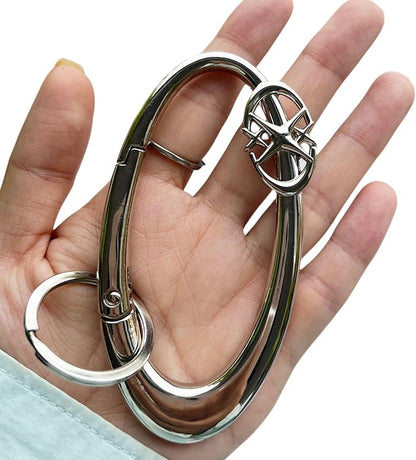 Y2K Cute Star Carabiner Keychain Cool Belt Loop Clip Starlight Heavy Duty - Image 6