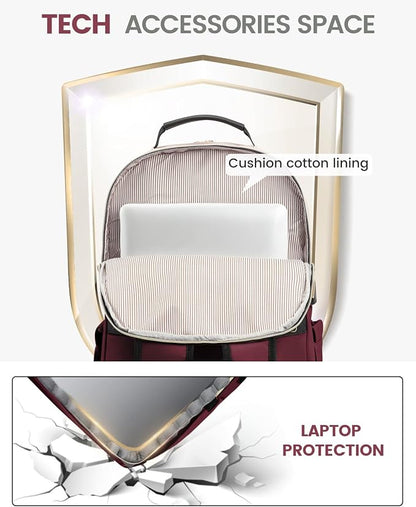 LOVEVOOK Laptop Backpack Purse for Women, Work Business Travel Computer Bags - Image 7