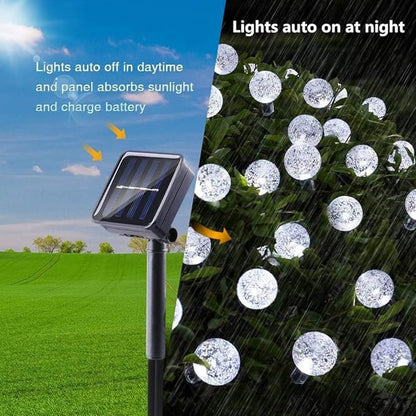 Toodour Solar String Lights Outdoor, 36ft 60 LED Globe String Light - Image 3