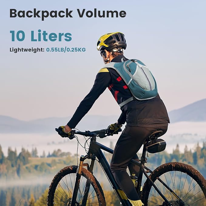 Small Hiking Backpack 10L-Lightweight Packable Foldable Backpack - Image 8